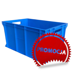 Skrzynka E3 niebieska 600x400x300mm (83507)