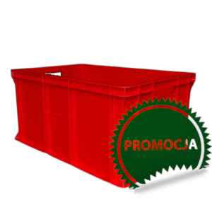 Skrzynka E3 czerwona 600x400x300mm (83506)