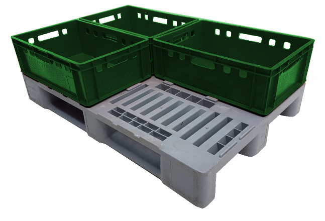 NOWA Paleta H1 plastikowa Werit 1200x800 szara (18) - obrazek 4