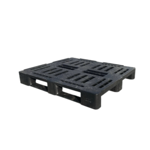 Używana paleta plastikowa 120x100x15,6cm czarna (121209)