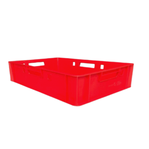 Skrzynka E1 czerwona 600x400x125mm (83504)