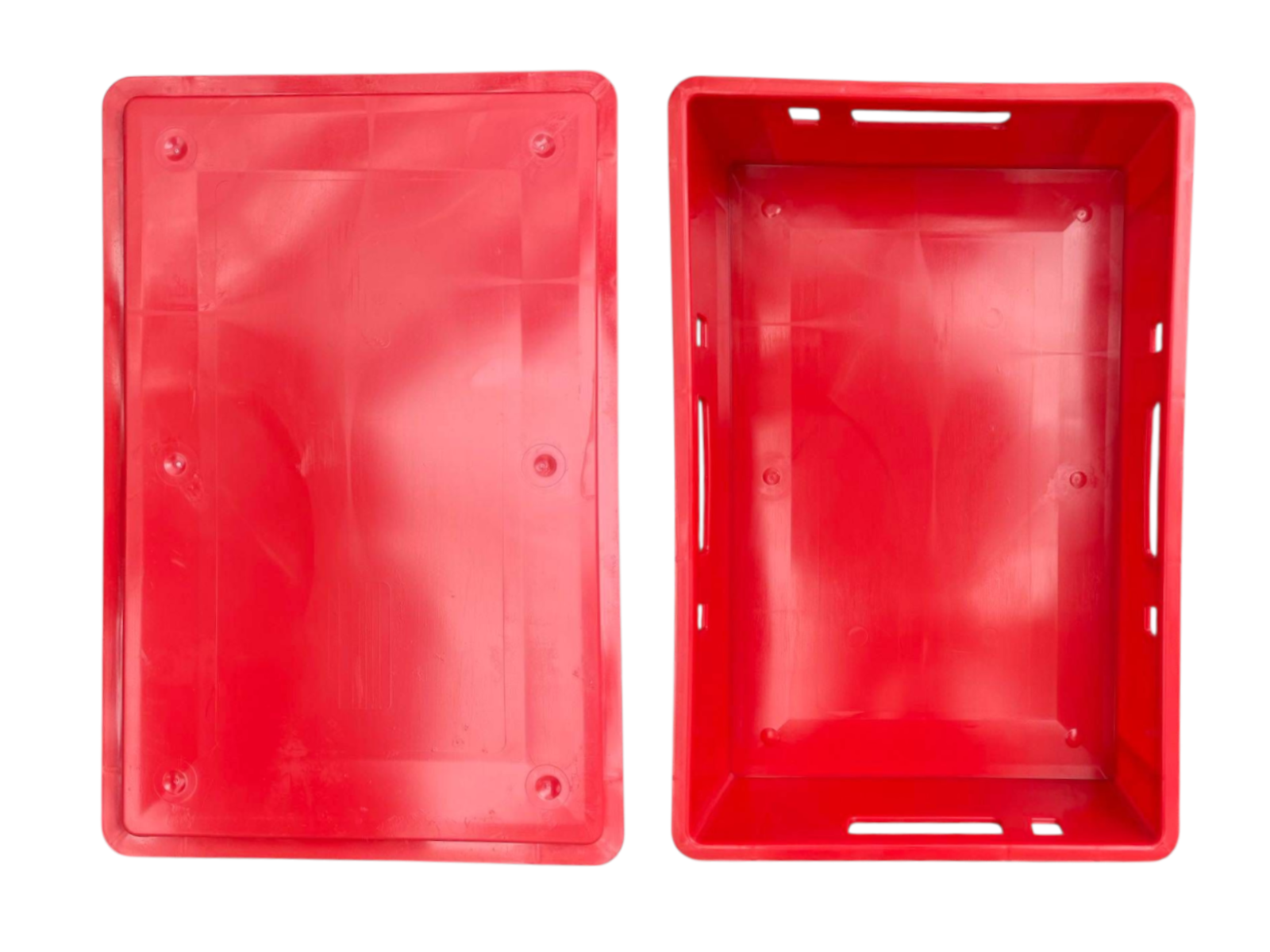 Skrzynka E1 czerwona 600x400x125mm (83504) - obrazek 2