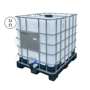 Kontener IBC 1000L - RECO - ZE ZGODNOŚCIĄ UN (paleta plastikowa)