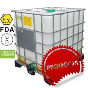 Kontener IBC 1000L - Mauser | UN | EX | FOODPROTECT | FDA (produkcja 10/2025)